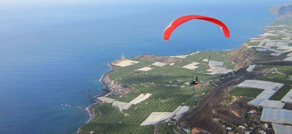 Gleitschirmfliegen in Puerto Naos Gleitschirmfliegen auf La Palma