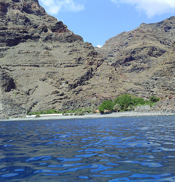 La Gomera. Playa de Argaga.