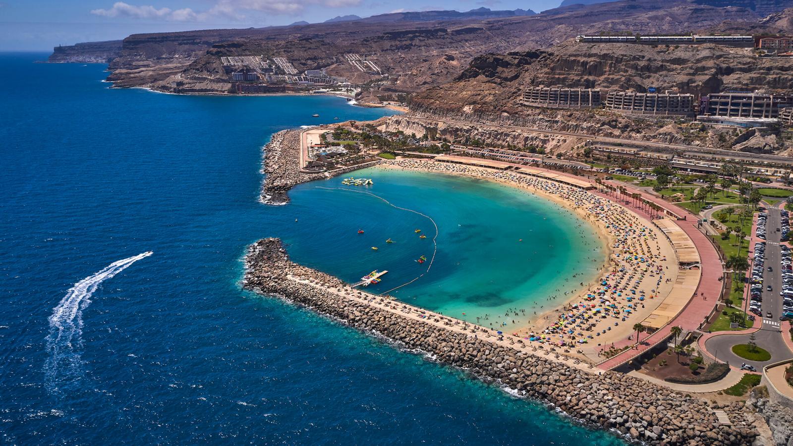 Playa De Amadores Hallo Kanarische Inseln