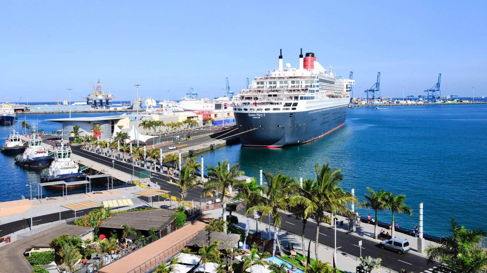 Elegantes Las Palmas Hafen Bild