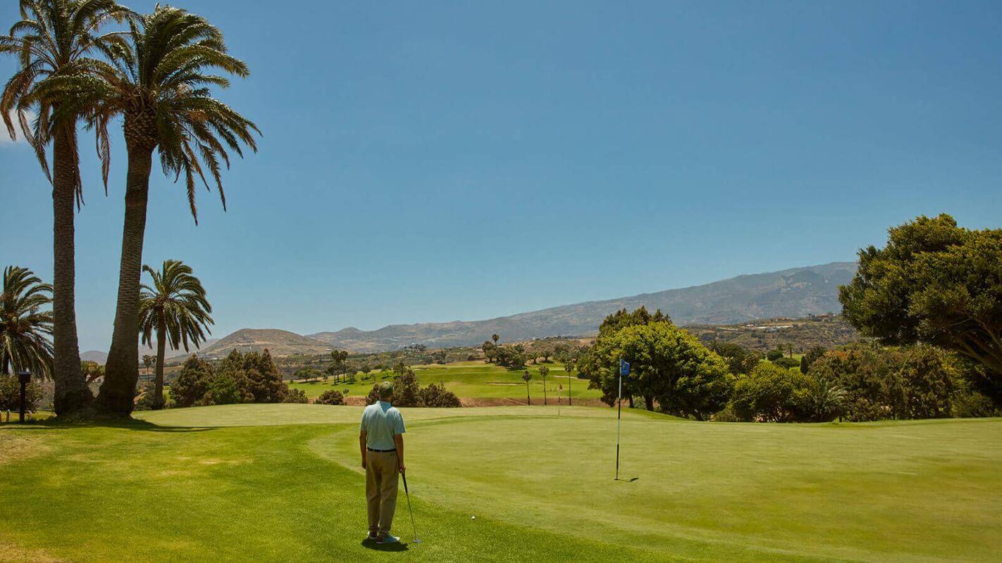 Real Club de Golf von Las Palmas (Bandama, Santa Brígida), Gran Canaria.