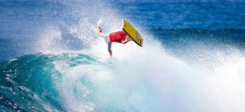 Bodyboarden in El Confital Bodyboard- Spots auf Gran Canaria