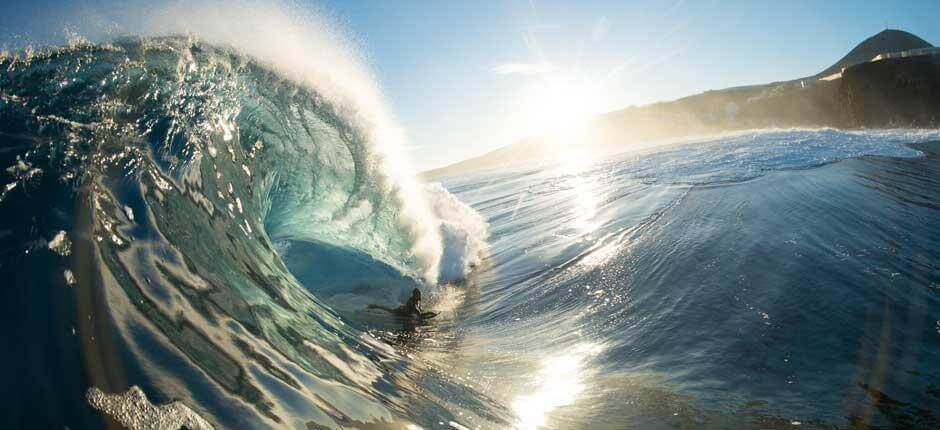 Bodyboarden in El Frontón  Bodyboard- Spots auf Gran Canaria