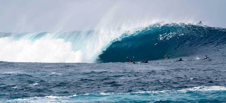 Surfen in El Quemao  Surf- Spots auf Lanzarote