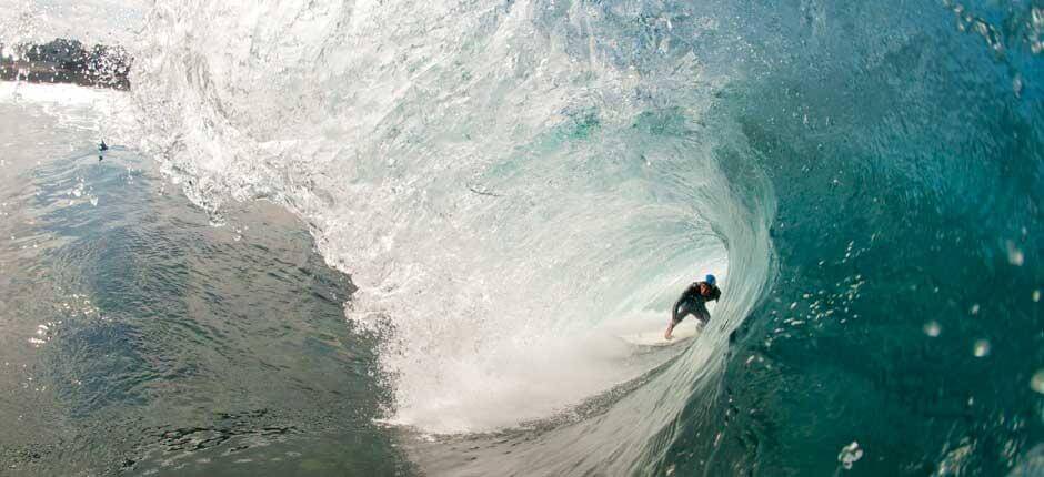 Surfen in El Quemao  Surf- Spots auf Lanzarote