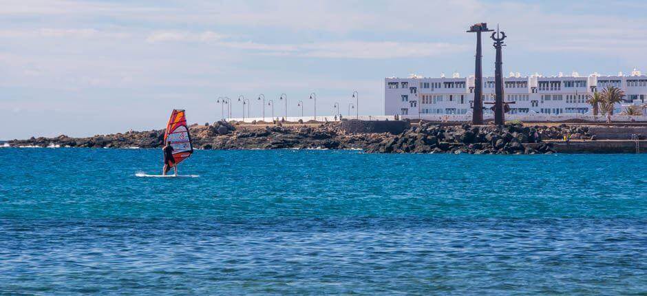 Windsurfen Las Cucharas  Windsurf- Spots auf Lanzarote