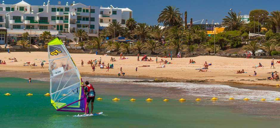 Windsurfen Las Cucharas  Windsurf- Spots auf Lanzarote