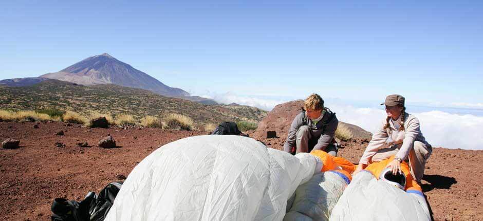 Gleitschirmfliegen in Izaña Gleitschirmfliegen auf Teneriffa