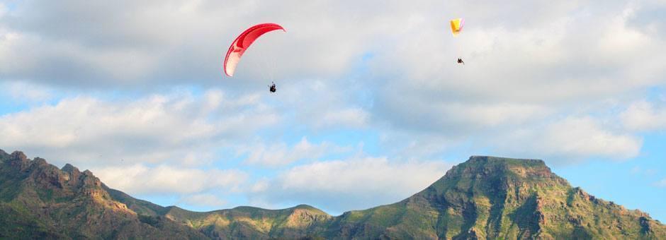 Gleitschirmfliegen in Taucho Gleitschirmfliegen auf Teneriffa