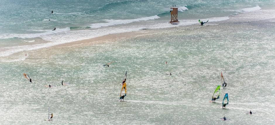 Kitesurfen am Strand von Sotavento  Kitesurf- Spots auf Fuerteventura