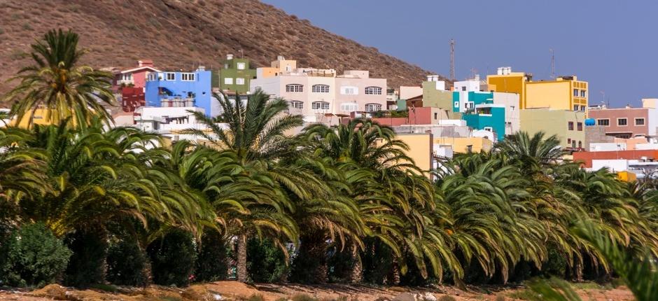 Kitesurfen am Strand Playa de Vargas  Kitesurf- Spots auf Gran Canaria