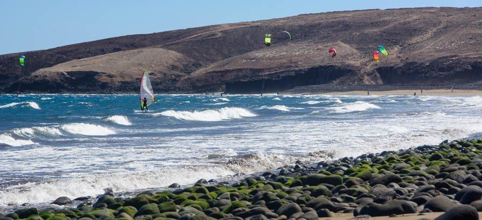 Windsurfen am Strand Playa de Vargas  Windsurf- Spots auf Gran Canaria