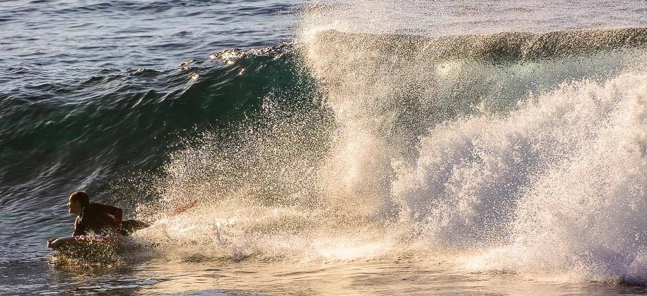 Punta Blanca  Bodyboarden auf Teneriffa