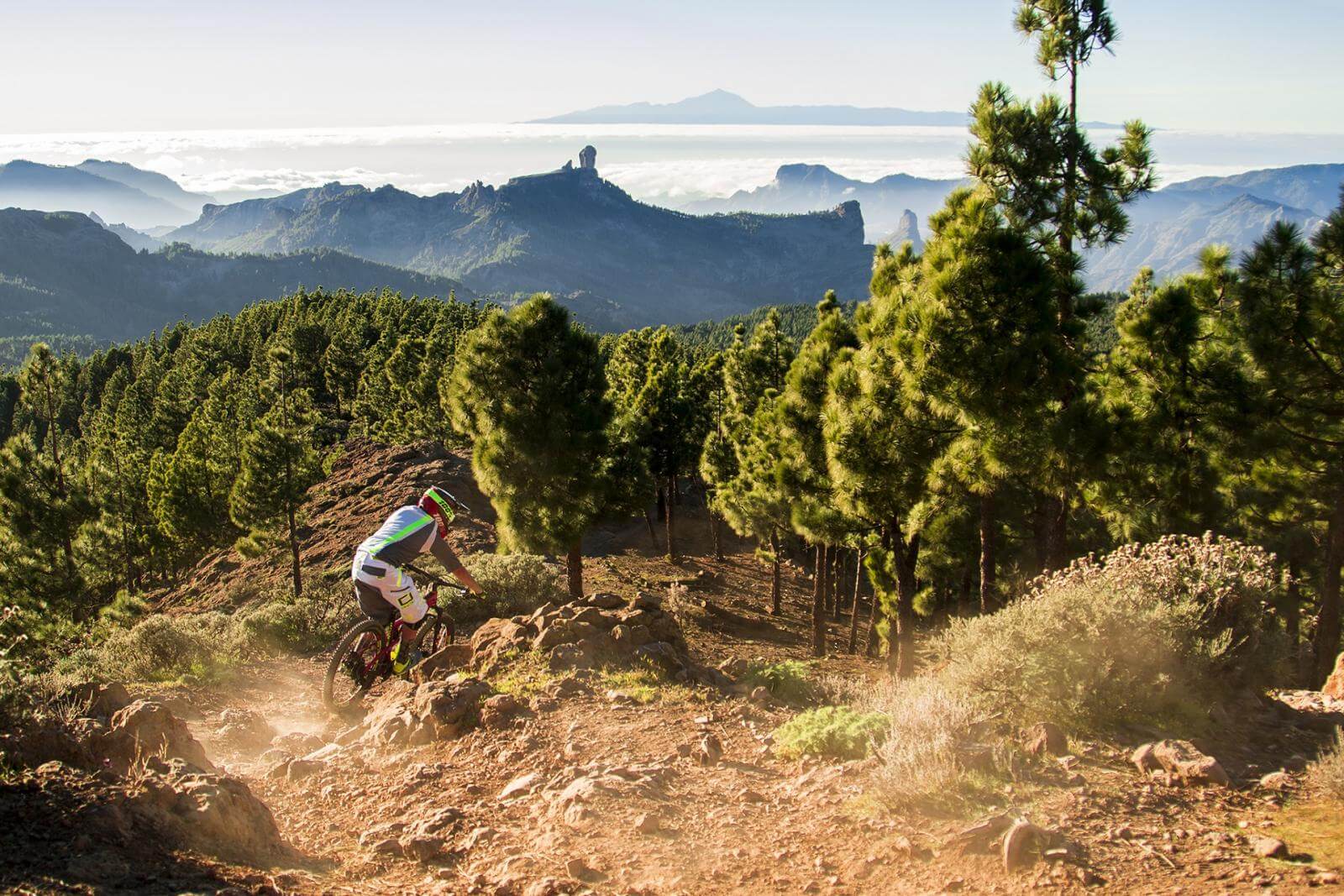 Entrenando en Roque Nublo