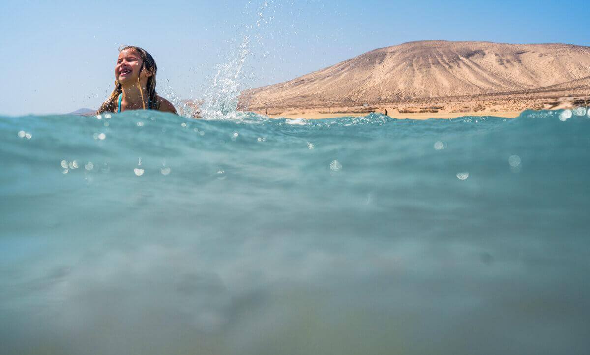 Banner playas en las Islas Canarias.