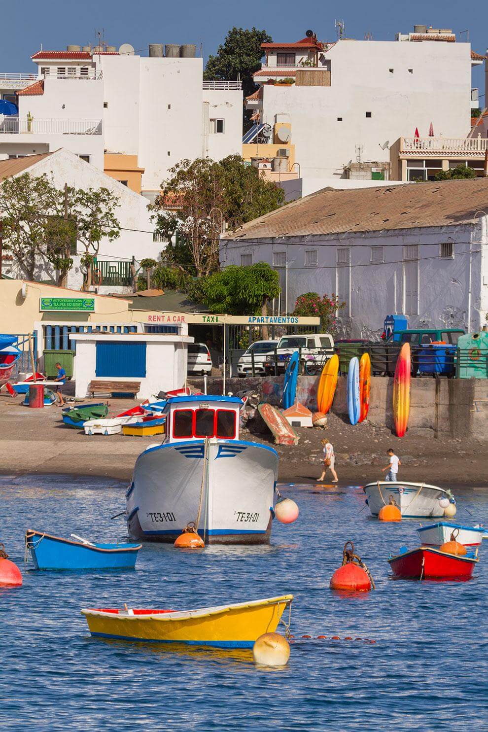 La Gomera. Valle Gran Rey. Puerto de vueltas