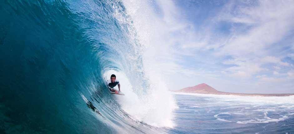 Bodyboarden in Baja del Ganado Bodyboard- Spots auf Lanzarote
