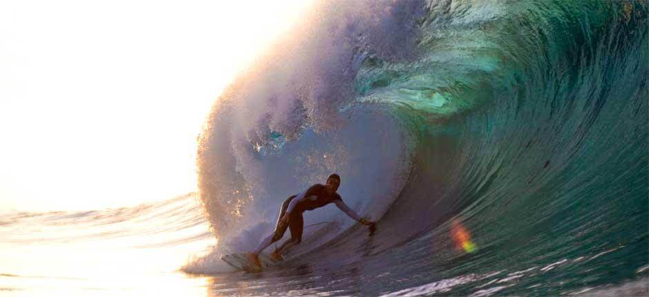 Surfen in El Quemao  Surf- Spots auf Lanzarote