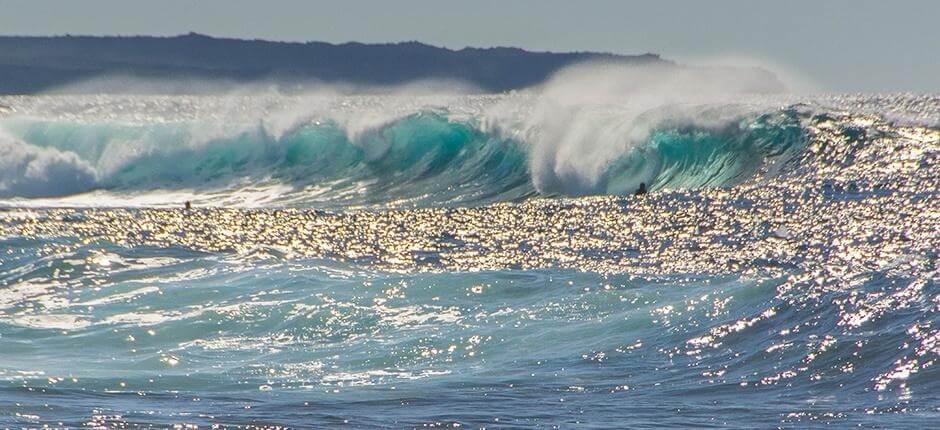 Bodyboarden in El Quemao  Bodyboard- Spots auf Lanzarote