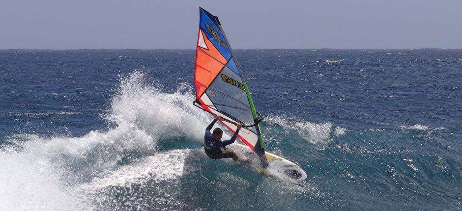 Windsurfen Las Cucharas  Windsurf- Spots auf Lanzarote