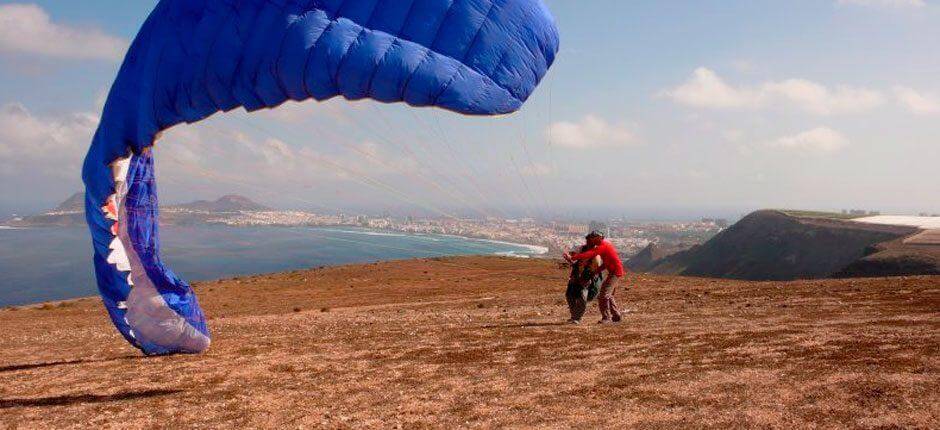 Gleitschirmfliegen in Los Giles Gleitschirmfliegen auf Gran Canaria