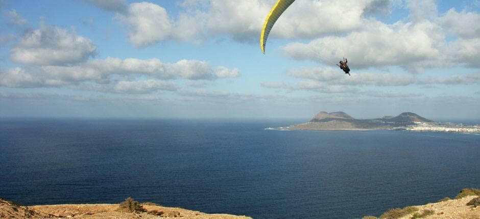 Gleitschirmfliegen in Los Giles Gleitschirmfliegen auf Gran Canaria