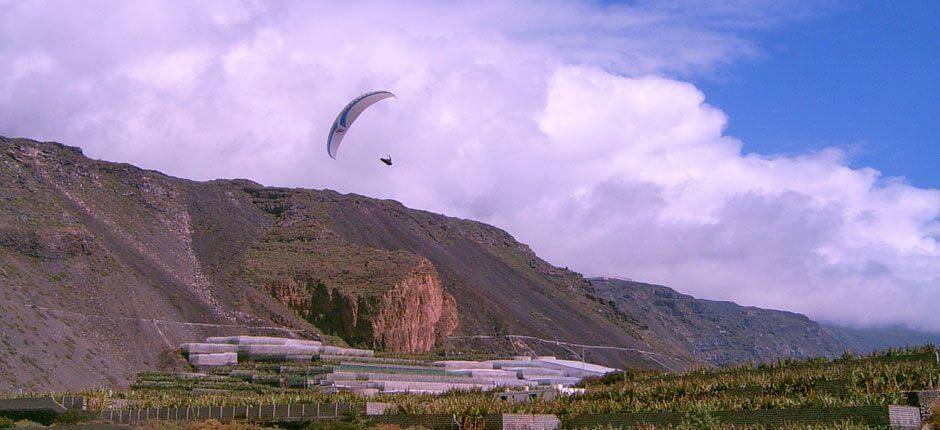 Gleitschirmfliegen in Puntallana Gleitschirmfliegen auf La Palma