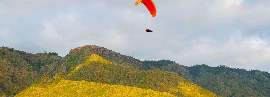 Gleitschirmfliegen in Taucho Gleitschirmfliegen auf Teneriffa