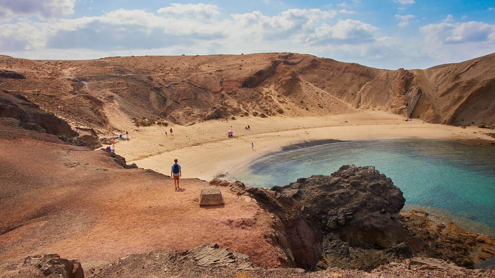 Rubicón-Küste, Lanzarote.