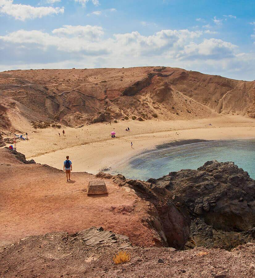 Rubicón-Küste, Lanzarote.