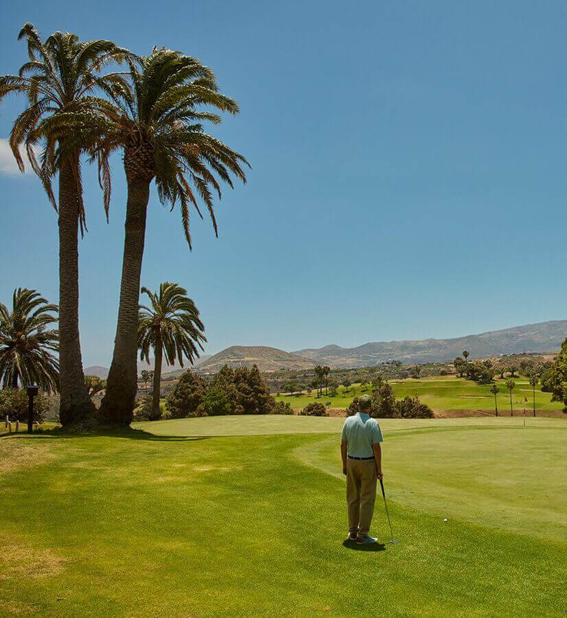 Real Club de Golf von Las Palmas (Bandama, Santa Brígida), Gran Canaria.